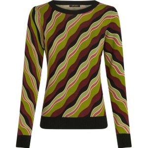 King Louie - Agnes Top Razzle - Gebreide Trui - Groen