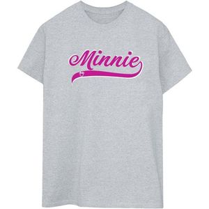 Li-cense Disney dames minnie mouse logo boyfriend t-shirt