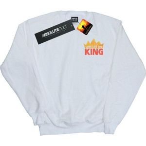 Li-cense Disney dames the lion king movie lang leve borst print sweatshirt