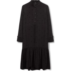 Alix The Label 185330755-999 ladies woven bull long dress black