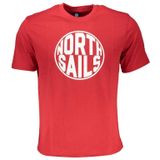 T-shirts - Rood - Circle Logo Tee - Korte Mouwen