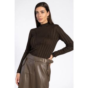 Aaiko - Vida - Sweater - CREAM3 - Aangesloten Silhouet