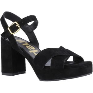 Hush Puppies - Ophelia - Sandalen - Zwart - Suède