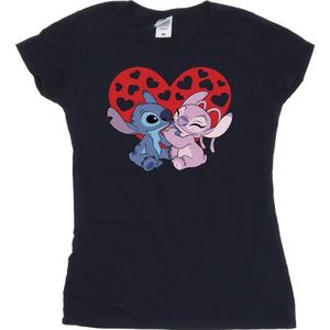 Li-cense Disney dames lilo & stitch hartjes katoenen t-shirt