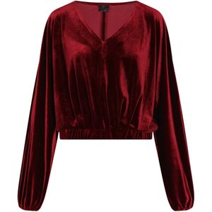 Dreimaster - Blouse - Donkerrood - Dames