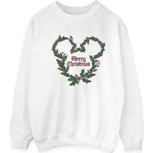 Li-cense Disney heren mickey mouse vrolijk kerstfeest holly sweatshirt