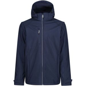 Regatta - Erasmus 4 in 1 Jas - Soft Shell - Zwart - 100% Polyester