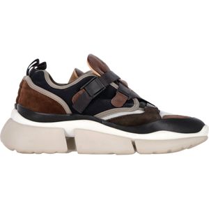 Chloé Sonnie Lage Sneakers in Multicolor Leer