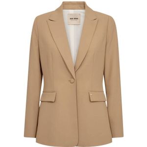 MOS Mosh - Leonora Miley - Blazer - Bruin - 100% Polyester