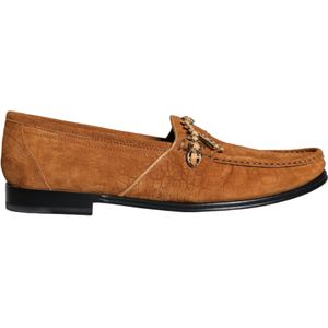 Dolce & Gabbana - Bruin - Velvet Loafers - Instappers