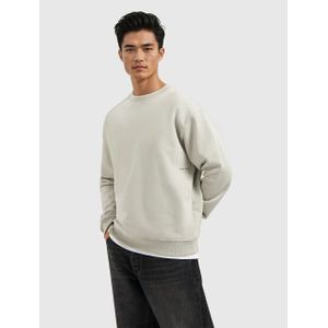 Pure Path - Trui - Wit - Loose Fit Crewneck - 25030309