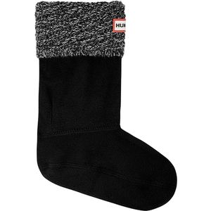 Hunter - Original Plaited Directional Rib - Korte Sokken - Zwart