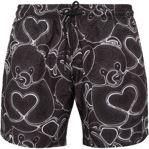 Philipp Plein - Swim Trunks Teddy Bear - Badmode - Zwart - Polyester