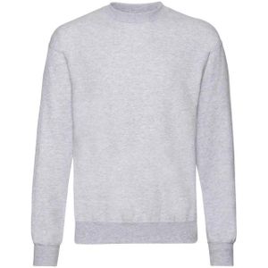 Fruit of the Loom - Uniseks Klassiek Effen Sweatshirt - 80% Katoen - 20% Polyester