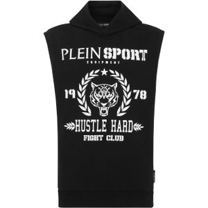 Plein Sport - Hooded Sweatshirt Tiger - Zwart - Heren - Katoen