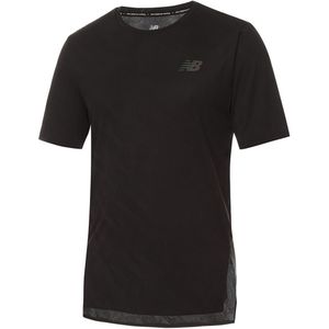 New Balance - Q Speed Jacquard - T-shirt - Zwart