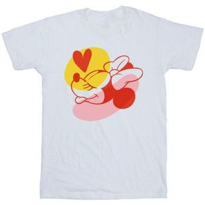 Li-cense Disney heren minnie mouse tong hart t-shirt