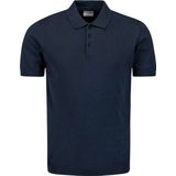 No Excess Pullover short sleeve polo button s deep blue