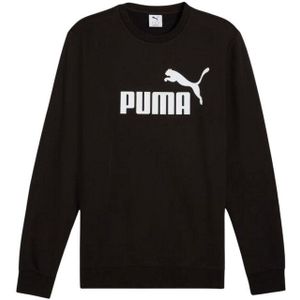 Puma - ess no.1 logo - Sweatshirt - Zwart - Crew Neck