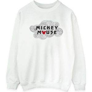 Li-cense Disney dames mickey mouse swirl logo sweatshirt