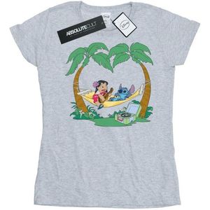 Li-cense Disney dames lilo and stitch play some music katoenen t-shirt