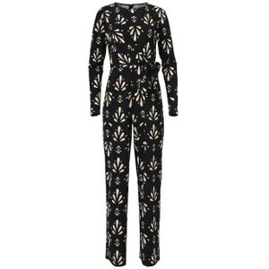 Smashed Lemon - Jumpsuit - Zwart-wit - Travelkwaliteit