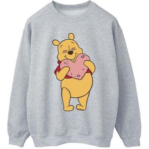 Li-cense Disney heren winnie the pooh sweatshirt met hartjesogen