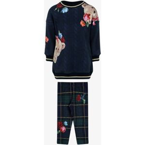 Lapin House Meisjes set legging dark blue