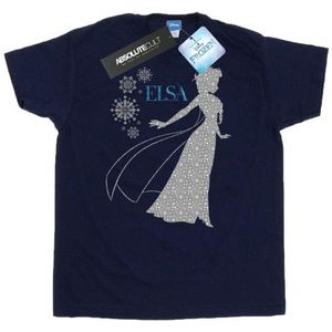 Li-cense Disney heren frozen elsa kerst silhouet t-shirt