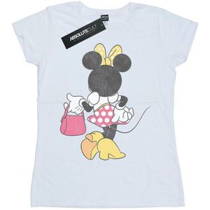 Li-cense Disney dames minnie mouse rugligging katoenen t-shirt