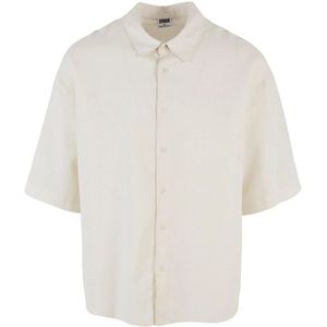 Urban Classics Heren boxy overhemd van katoenmix