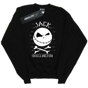 Li-cense Disney heren nightmare before christmas jack gezicht sweatshirt