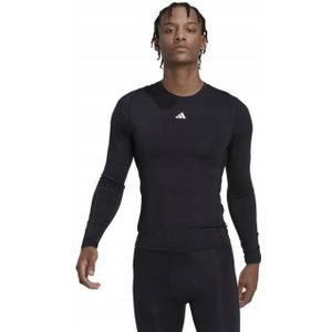 Adidas - Techfit Trainings-T-shirt - Met Lange Mouwen - Aeroready - Gerecycled Polyester