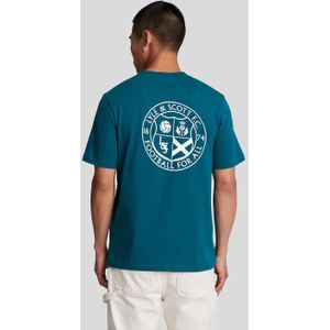 Lyle And Scott - Football For All - T-shirt - Navy