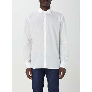 Longsleeve - Wit - Katoenen Overhemd