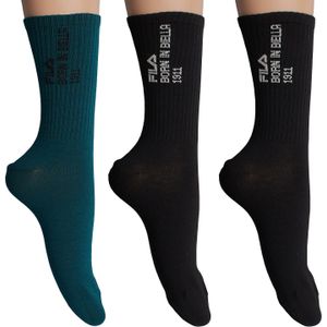 Pack-3 Lange Katoenen Sokken F5602 voor Mannen