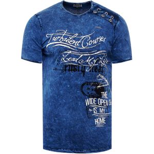 Rusty Neal - T-Shirt - Zwart - 100% Katoen