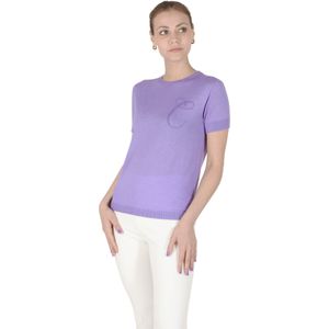 Crown Of Edinburgh Kasjmier Korte Mouw Art 003 Lilac Letter C