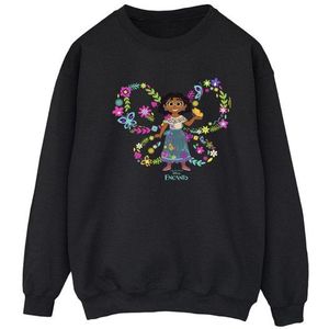 Sweater - Gedrukt - Zwart - 50% Katoen, 50% Polyester