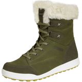 Guggen - Bergwinterschoenen HPC56 - Dames Winterlaarzen - Olijfgroen - Echt Leer met Imitatiebont