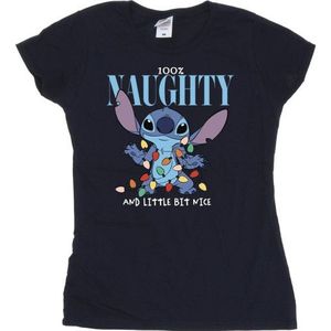 Li-cense Disney dames lilo & stitch naughty & nice katoenen t-shirt
