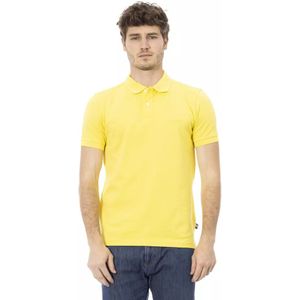 Baldinini Trend Gele Katoenen Heren Polo Shirt