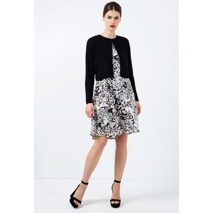 Zigzag - Gebreid Vest - Zwart