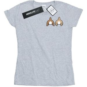 Li-cense Disney dames chip n dale rugzijde borstprint katoenen t-shirt