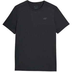 4F - Herenlogo T-shirt - Zwart