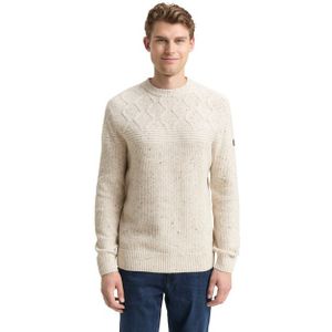 TOM TAILOR - Trui - Offwhite - Knitwear