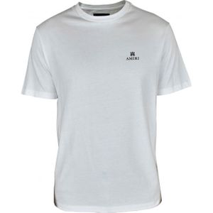AMIRI - T-Shirt - Wit - Katoen - Ronde Hals - Korte Mouwen