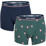 Happy Shorts 2-pack kerst boxershorts heren nutcracker