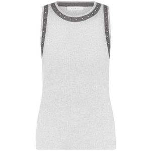 Nukus - NKF06002 NICE - Top zonder Mouw - Licht Grijs