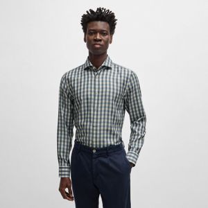 BOSS - C-Hal Casual-Fit - Overhemd - Blauw